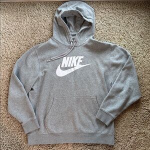 Nike Men's Heather Gray Hoodie